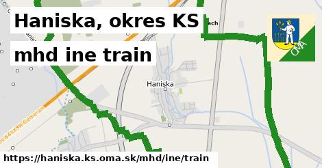 Haniska, okres KS Doprava iná train