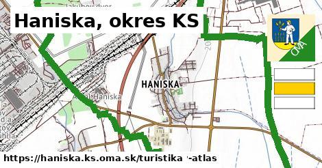 Haniska, okres KS Turistické trasy  