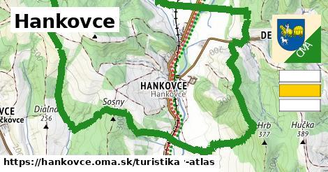 Hankovce Turistické trasy  