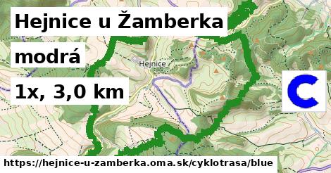 Hejnice u Žamberka Cyklotrasy modrá 