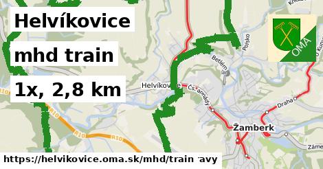 Helvíkovice Doprava train 