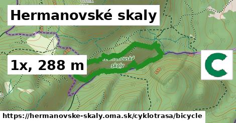 Hermanovské skaly Cyklotrasy bicycle 