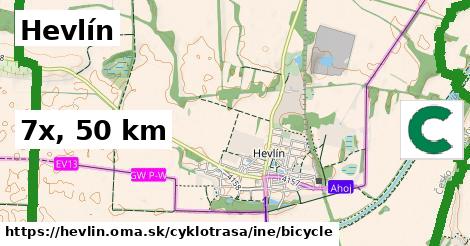 Hevlín Cyklotrasy iná bicycle