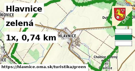 Hlavnice Turistické trasy zelená 