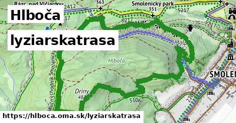 Hlboča Lyžiarske trasy  