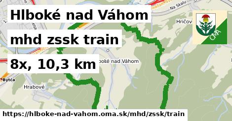 Hlboké nad Váhom Doprava zssk train