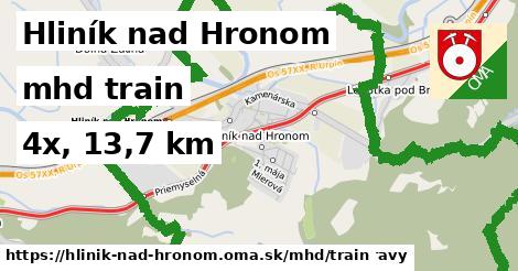 Hliník nad Hronom Doprava train 