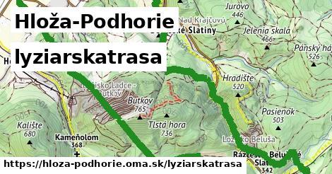 Hloža-Podhorie Lyžiarske trasy  