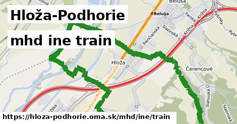 Hloža-Podhorie Doprava iná train