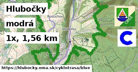 Hlubočky Cyklotrasy modrá 