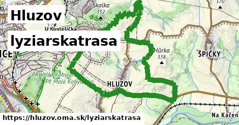 Hluzov Lyžiarske trasy  