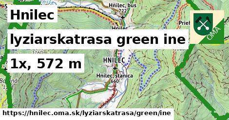 Hnilec Lyžiarske trasy zelená iná