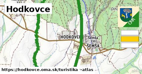 Hodkovce Turistické trasy  