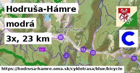 Hodruša-Hámre Cyklotrasy modrá bicycle