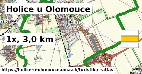 Holice u Olomouce Turistické trasy  