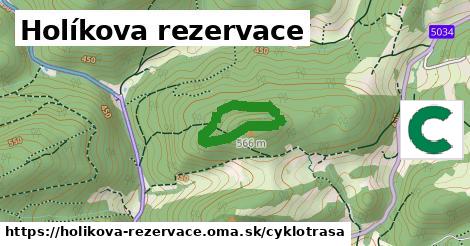 Holíkova rezervace Cyklotrasy  