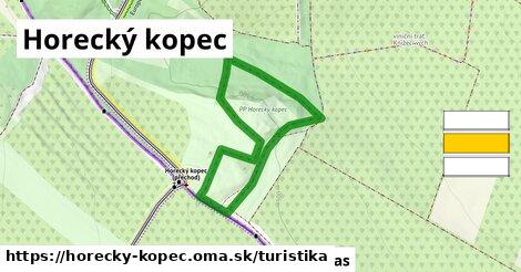 Horecký kopec Turistické trasy  