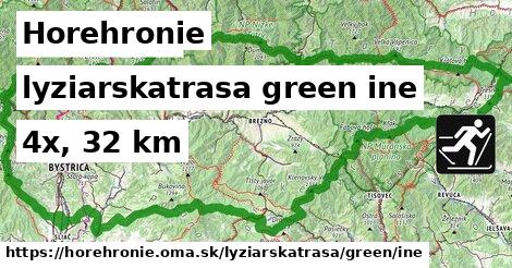 Horehronie Lyžiarske trasy zelená iná
