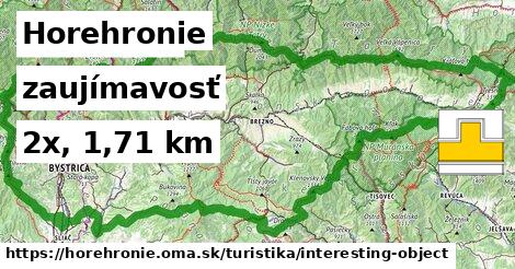 Horehronie Turistické trasy zaujímavosť 