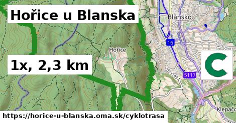 Hořice u Blanska Cyklotrasy  