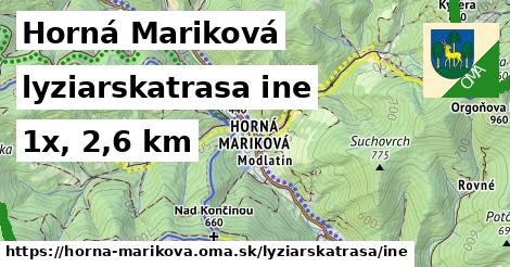 Horná Mariková Lyžiarske trasy iná 