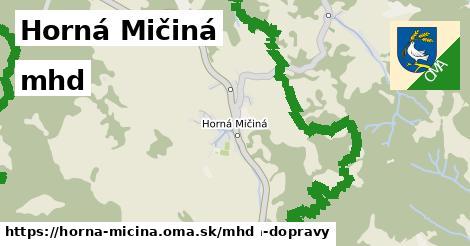 Horná Mičiná Doprava  