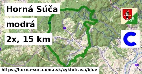 Horná Súča Cyklotrasy modrá 