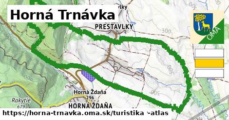 Horná Trnávka Turistické trasy  