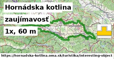 Hornádska kotlina Turistické trasy zaujímavosť 