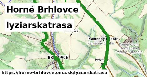 Horné Brhlovce Lyžiarske trasy  