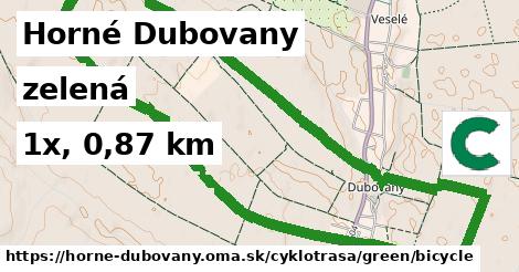 Horné Dubovany Cyklotrasy zelená bicycle