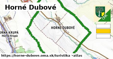 Horné Dubové Turistické trasy  