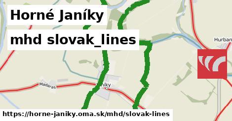 Horné Janíky Doprava slovak-lines 