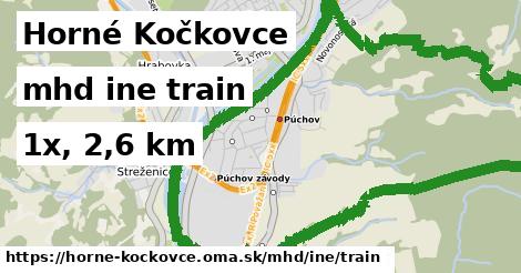 Horné Kočkovce Doprava iná train