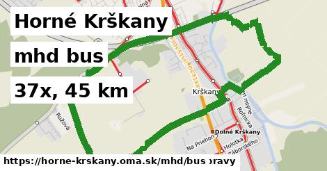 Horné Krškany Doprava bus 