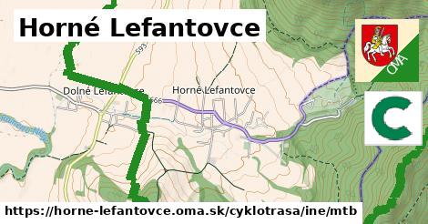 Horné Lefantovce Cyklotrasy iná mtb