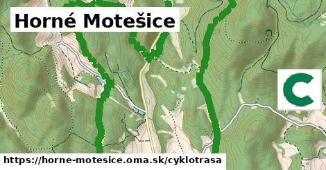 Horné Motešice Cyklotrasy  