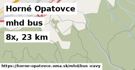 Horné Opatovce Doprava bus 