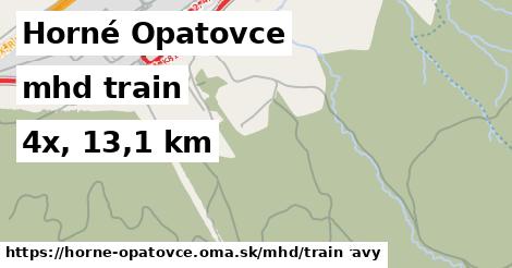 Horné Opatovce Doprava train 