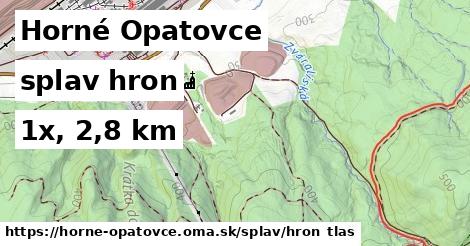 Horné Opatovce Splav hron 