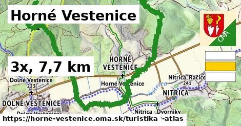 Horné Vestenice Turistické trasy  