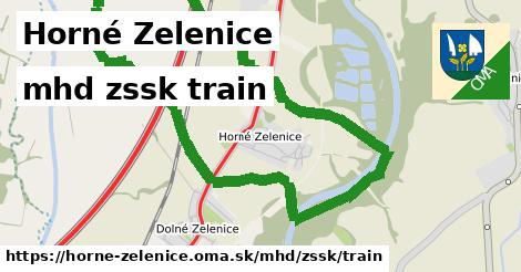 Horné Zelenice Doprava zssk train