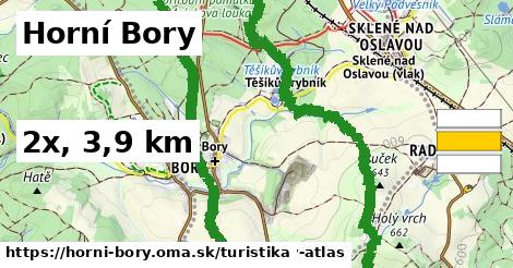 Horní Bory Turistické trasy  