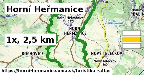 Horní Heřmanice Turistické trasy  