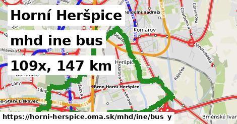 Horní Heršpice Doprava iná bus
