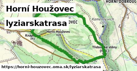 Horní Houžovec Lyžiarske trasy  