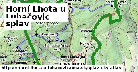 Horní Lhota u Luhačovic Splav  