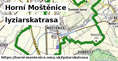 Horní Moštěnice Lyžiarske trasy  