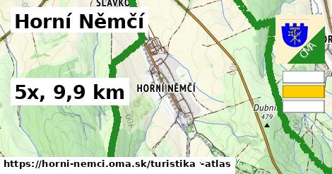 Horní Němčí Turistické trasy  