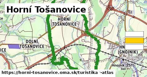 Horní Tošanovice Turistické trasy  